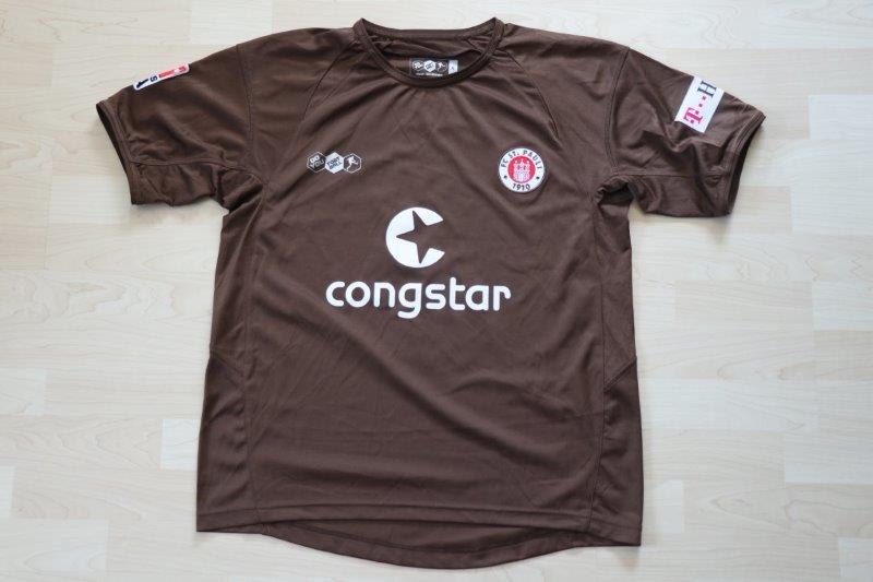 FC St. Pauli 2007/08 Heim, Nr. 7 Braun (Matchworn)