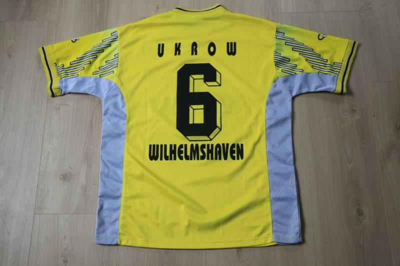 SV Wilhelmshaven Heim signiert, Nr. 6 Ukrow (Matchworn)