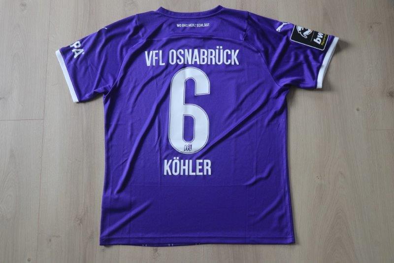 VfL Osnabrück 2021/22 Heim, Nr. 6 Köhler (Matchworn)