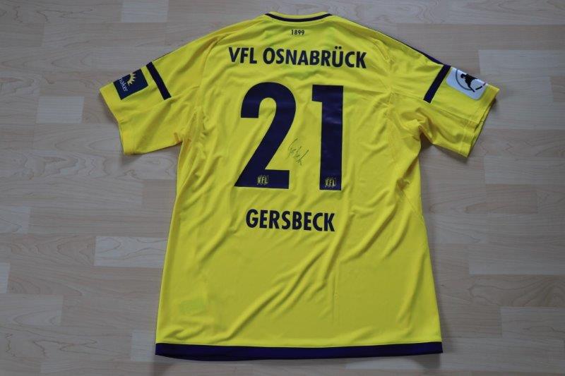 ﻿VfL Osnabrück 2017/18 Torwart mit Autogramm, Nr. 21 Gersbeck 