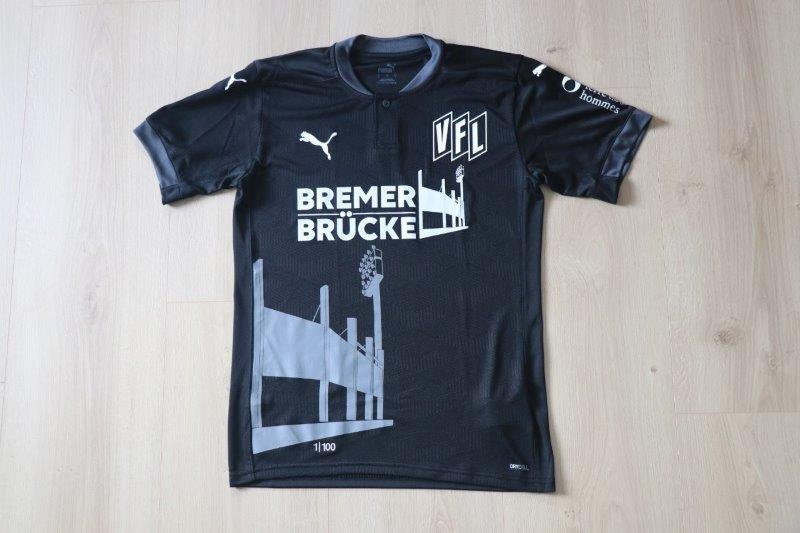 VfL Osnabrück 2020/21 Sondertrikot Torwart "Bremer Brücke" (Nr. 1 von 100)