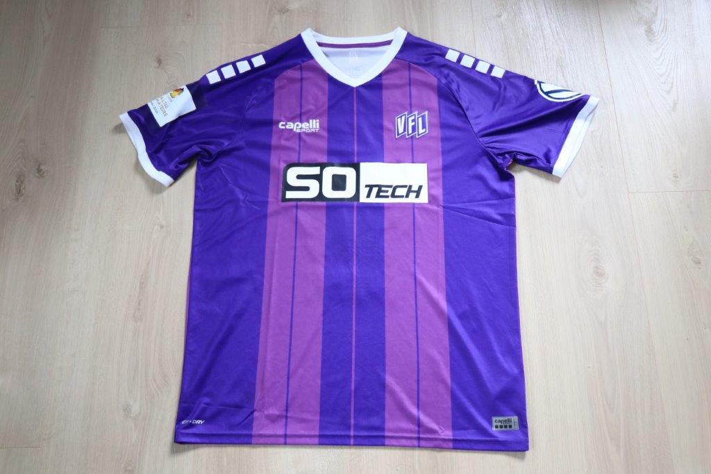  Heimtrikot 2024/25 • Nr. 4 Maxwell Gyamfi • Matchworn Landespokal Finale gegen Lohne 24.05.2025