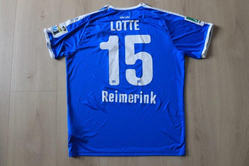 Sportfreunde Lotte 2019/20 Heim , Nr. 15 Reimerink (Matchworn)