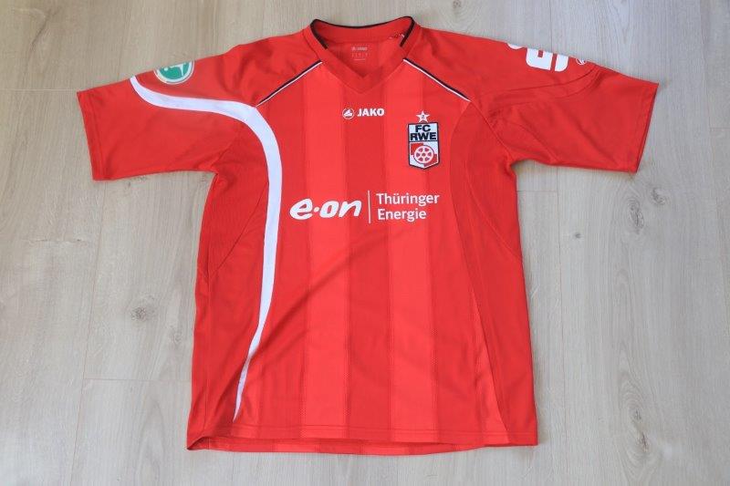 Rot Weiß Erfurt Heimtrikot 2011/12 • Nr. 9 Manno • Matchworn