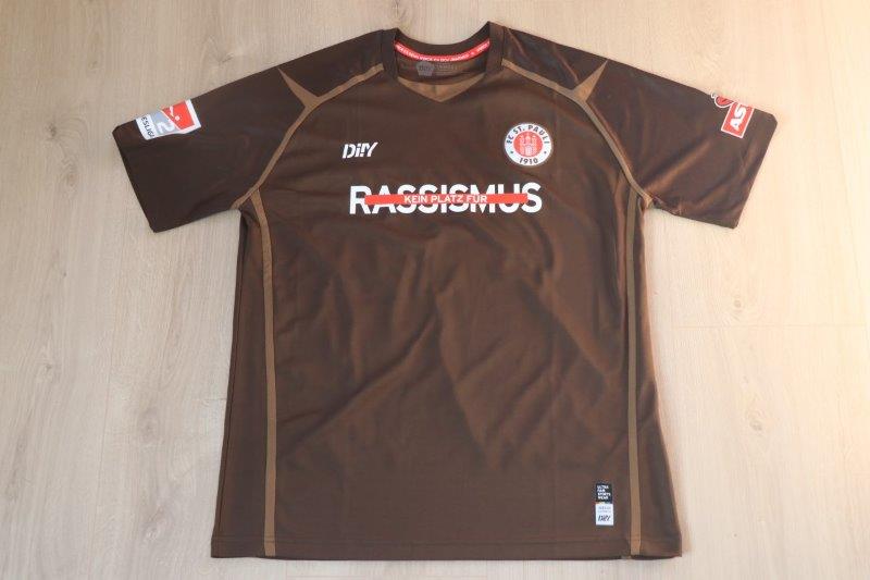 FC St. Pauli Sondertrikot "kein Platz für Rassismus" 2022/23 • Nr. 14 Etienne Amenyido