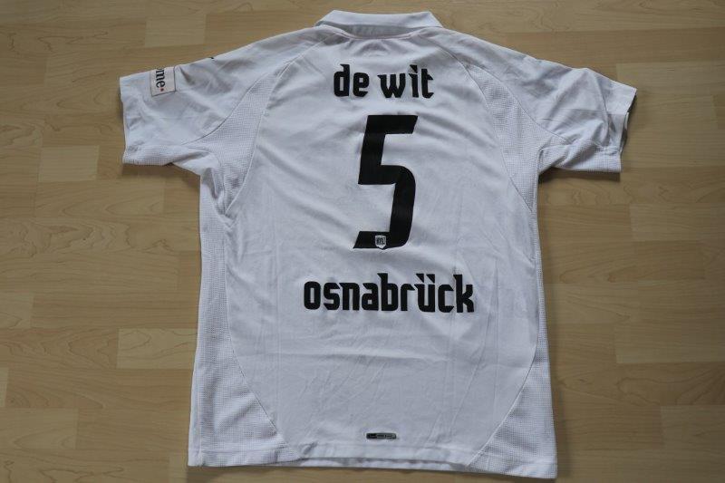 ﻿VfL Osnabrück 2007/08 Away, Nr. 5 de Wit (Matchworn)