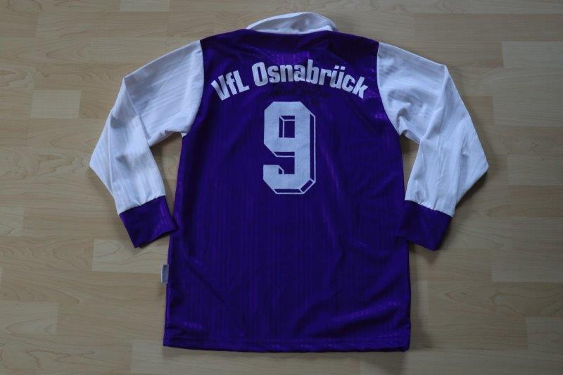 VfL Osnabrück 1997/98 Heim Langarm mit Autogramm, Nr. 9 Janiak