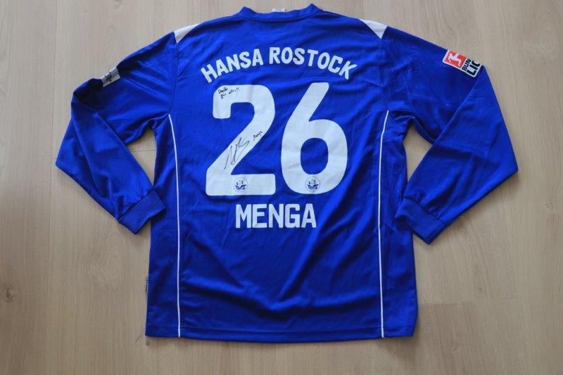 Hansa Rostock 07-08 Away, Nr. 26 Menga (Matchworn)