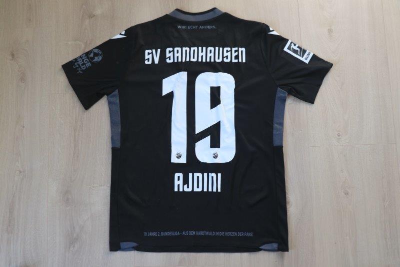 SV Sandhausen Sondertrikot "10 Jahre 2. Liga" 2021/22 • Nr. 19 Bashkim Ajdini