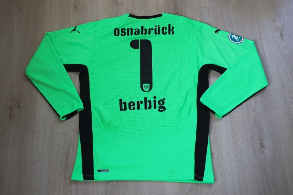 Torwarttrikot 2009/10 • Nr. 1 Tino Berbig • Matchworn
