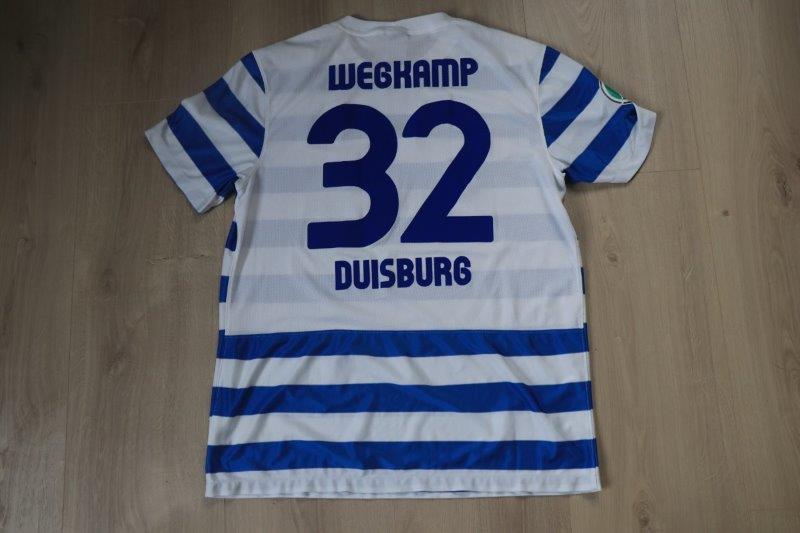 MSV Duisburg Heimtrikot 2013/14 • Nr. 32 Gerrit Wegkamp • Matchworn