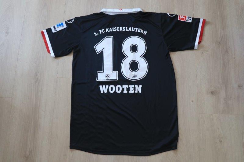  1. FC Kaiserslautern Ausweichtrikot 2013/14 • Nr. 18 Andrew Wooten • Matchworn