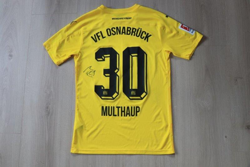 VfL Osnabrück 2020/21 Third signiert, Nr. 30 Multhaup (Matchworn)