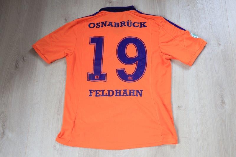 Ausweichtrikot 2013/14 • Nr. 18 Marcel Kandziora • Matchworn Saisonvorbereitung 14/15