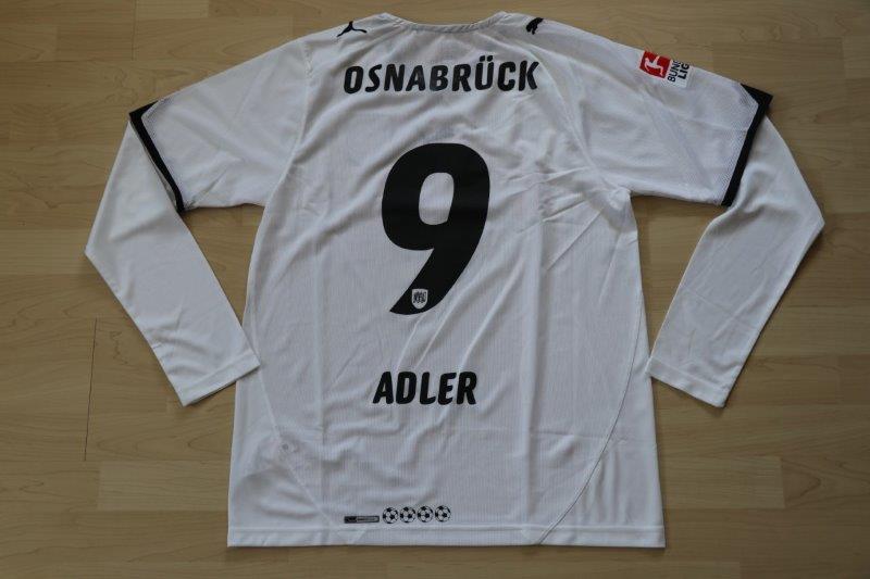 ﻿VfL Osnabrück 2010/11 Away Langarm, Nr. 9 Adler (Matchvorbereitet)