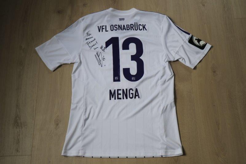 VfL Osnabrück 2015/16 Away signiert, Nr. 13 Menga (Matchworn)