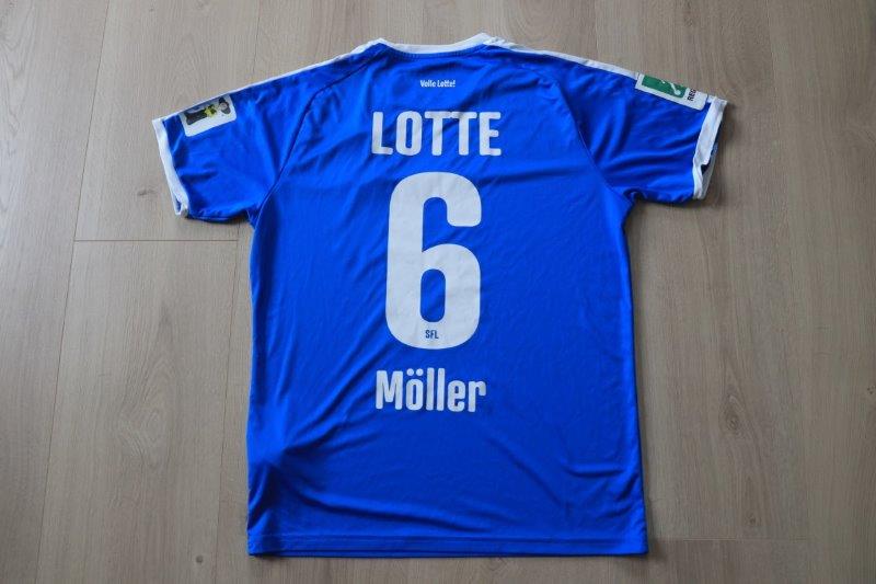 Sportfreunde Lotte 2019/20 Heim, Nr. 6 Möller (Matchworn)