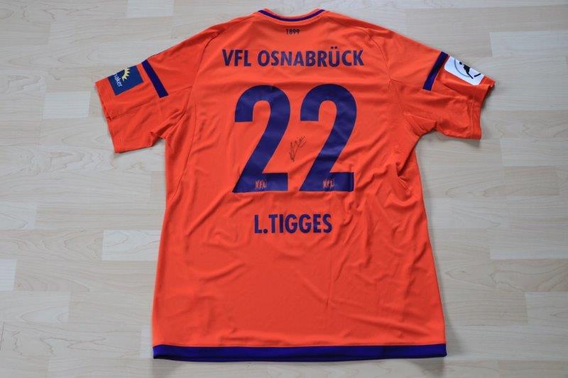 ﻿﻿VfL Osnabrück 2017/18 Torwart mit Autogramm, Nr. 22 Tigges