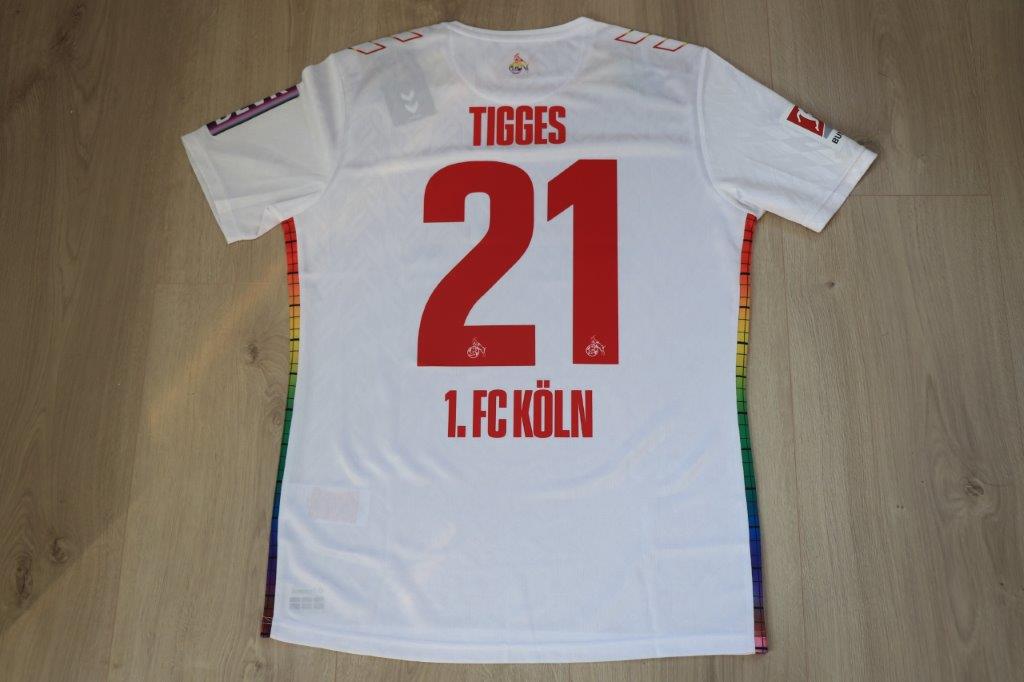 1. FC Köln Sondertrikot "Diversity" 2024/25 • Nr. 21 Steffen Tigges