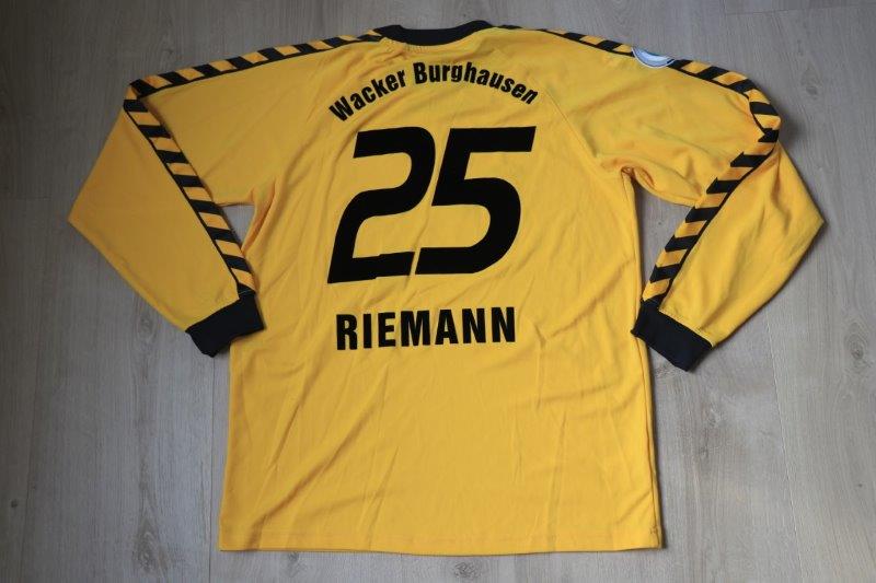 Wacker Burghausen 2007/08 Torwart, Nr. 25 Riemann (Matchworn)