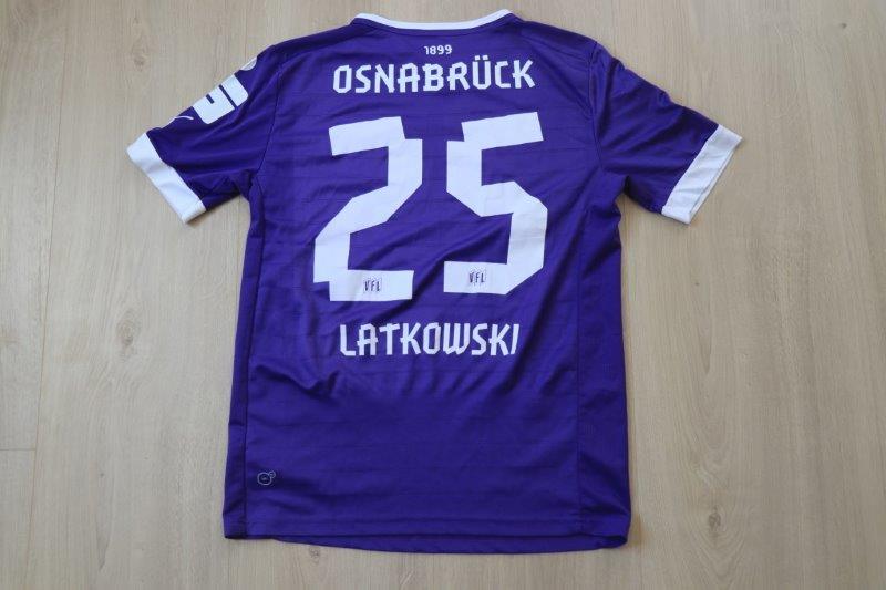 VfL Osnabrück 2012/13 Heim, Nr. 25 Latkowski (Matchworn)