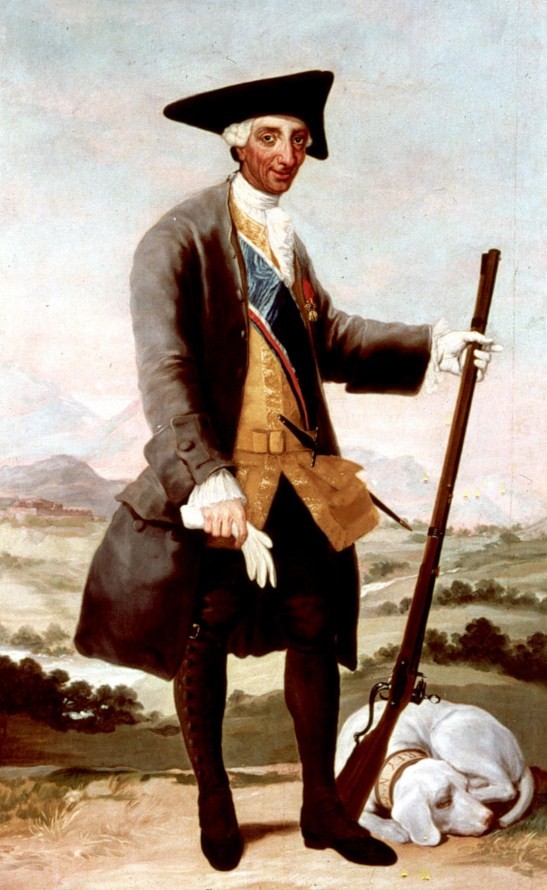 Carlos III en traje de cazador, 1786 