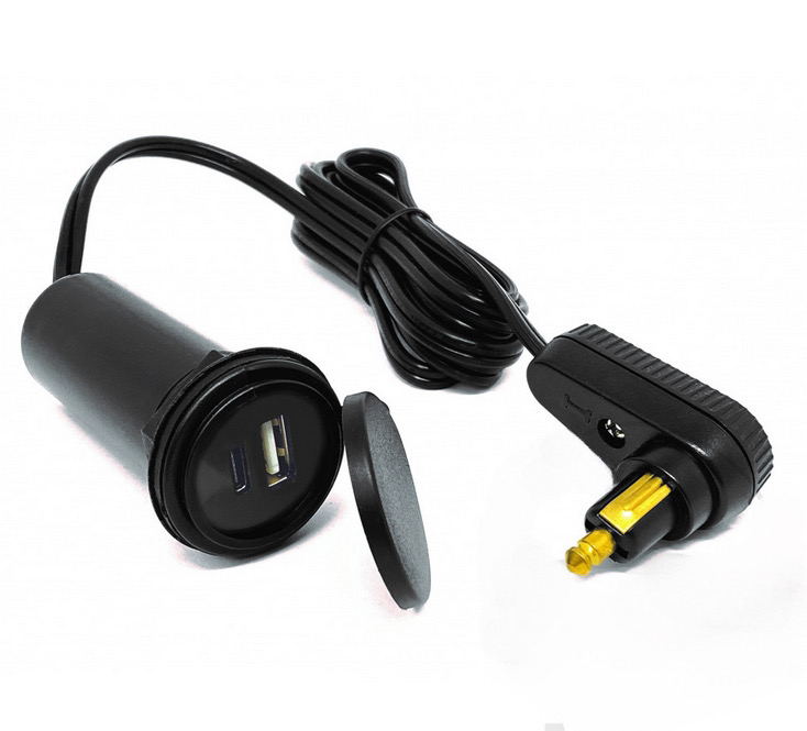 USB-C Tankrucksack-Kabel 3,6 Ampere - BMW Navi Anschluss