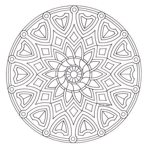 Rituel de coloriage de mandalas - Fiches de préparations (cycle1-cycle