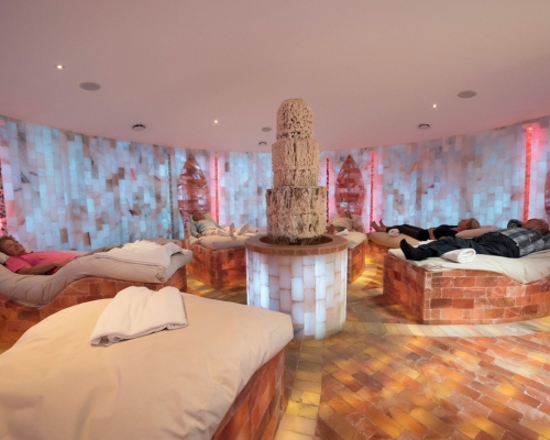 Kristallsalzwelt Attersee Wellnessbereich