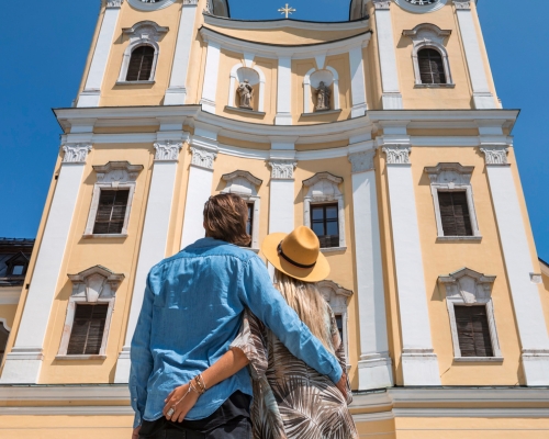 Basilika Mondsee Innenraum Kloster Museum Mondsee