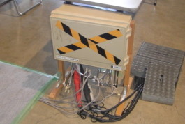 イベントの電気工事例 分電盤