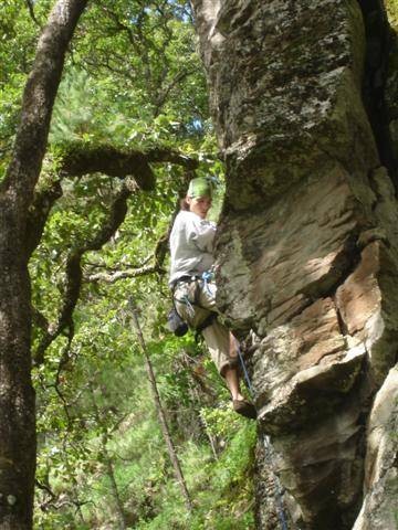Escalando en tapalpa