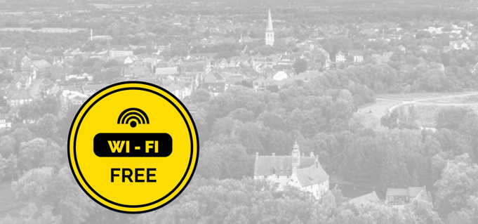 Free WI-FI innerhalb der Stadt