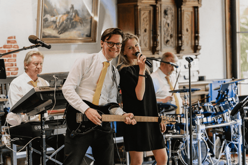 Partyband auf einer Hochzeitsfeier
