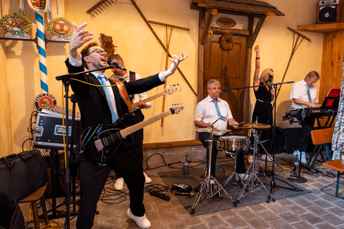 Partyband beim Brautverzug in Ingolstadt