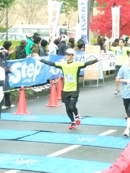 福知山マラソン2012ゴールシーン