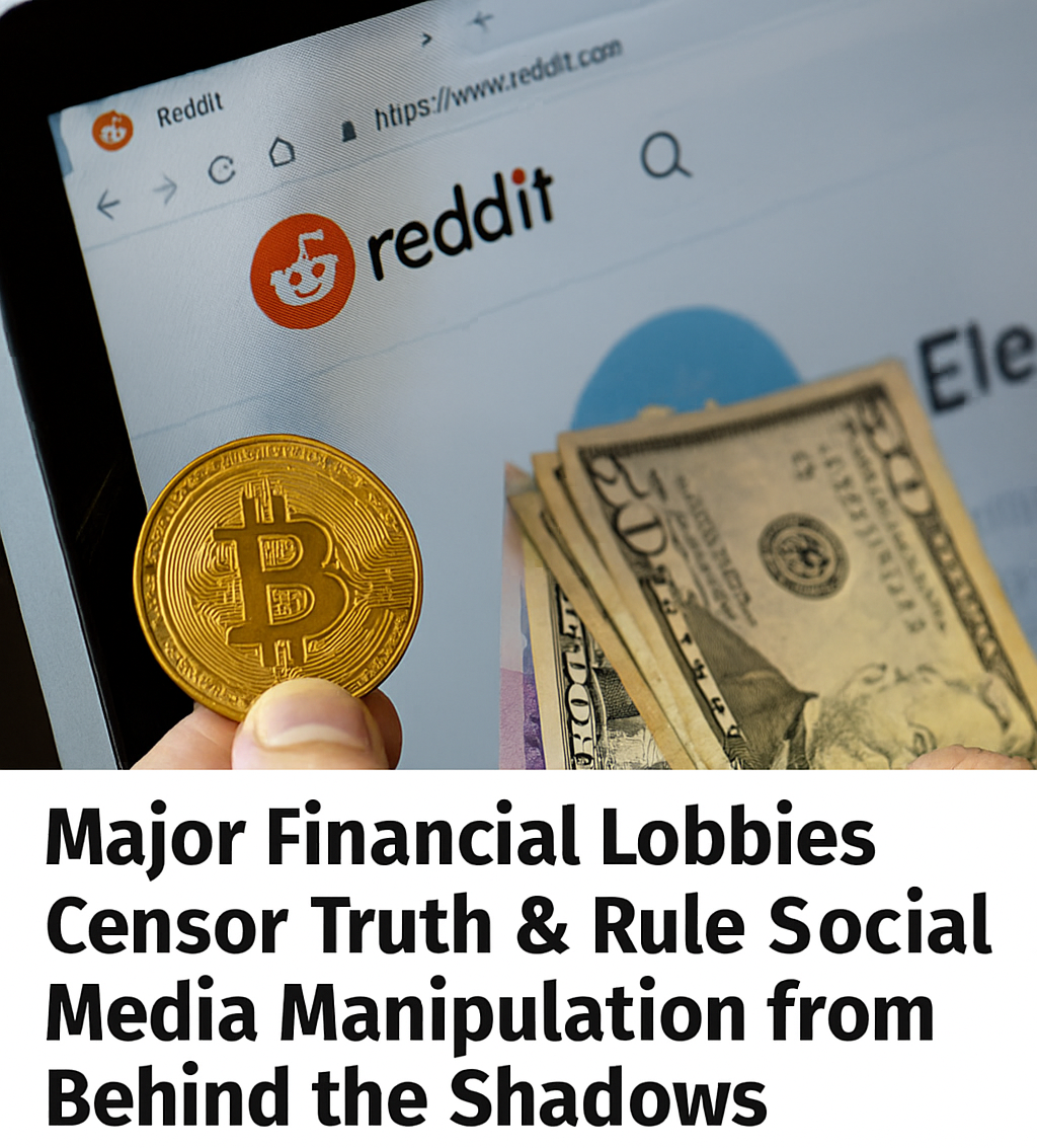 #Finance LOBBY CONTROL #reddit & ..not only .......