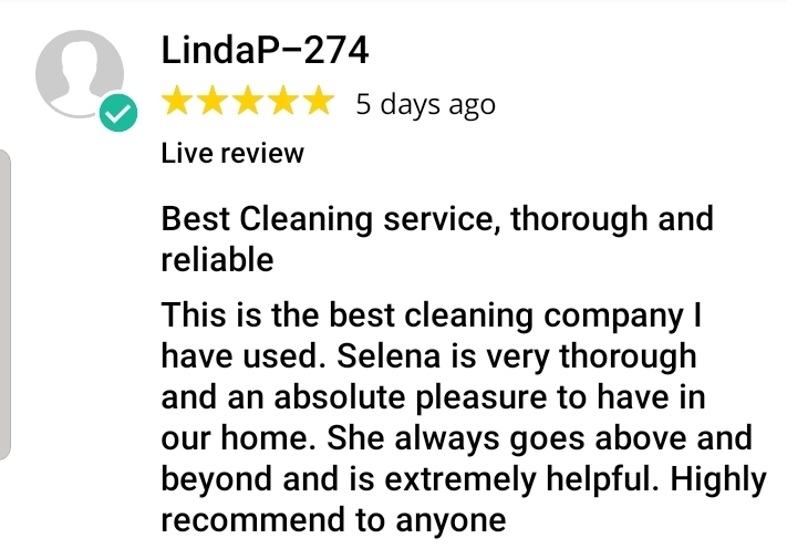 If you have used our cleaning services and take a few minutes to tell others what you liked about us ,we will thank you by giving a discount upon your next booking with Kelly's North Herts Cleaning. 