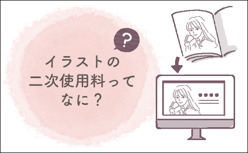 イラストの二次使用料って何？