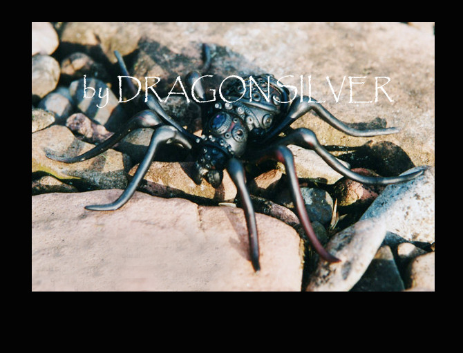 Große Arachne, Räucherstäbchenhalter, Durchmesser ca. 25 cm