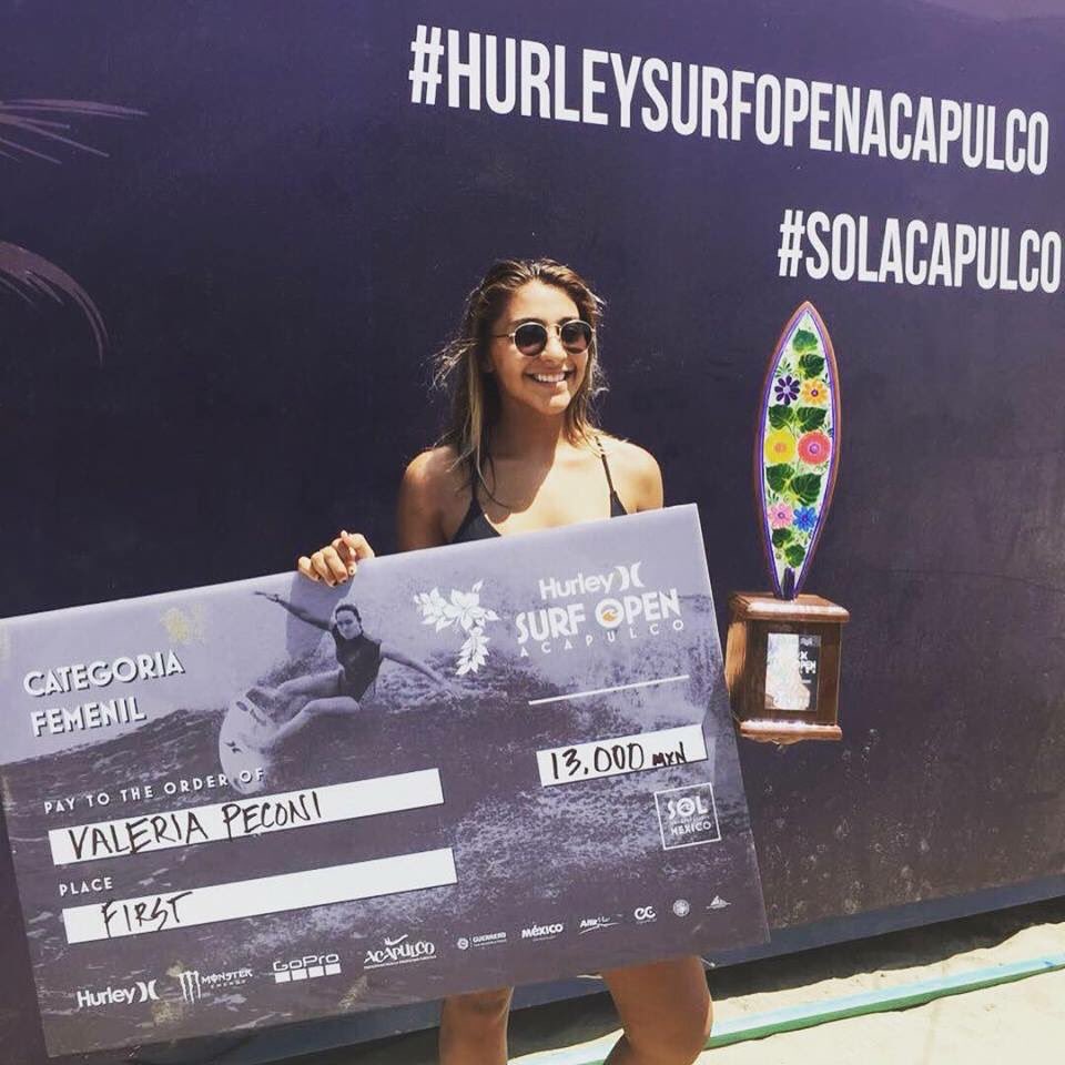 VALERIA PECONI WINS HURLEY SURF OPEN ACAPULCO