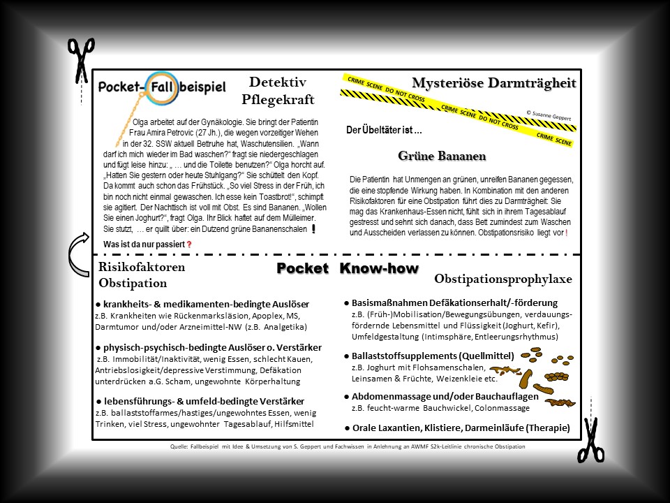 Pocket-Fall "Obstipation(risiko)"