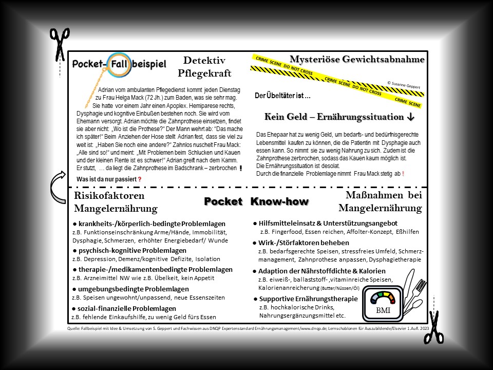 Pocket-Fall "Mangelernährung"