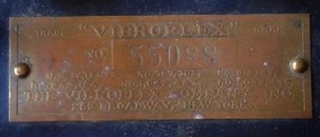 First plate "C" on Blue Racer early type S/N 55088