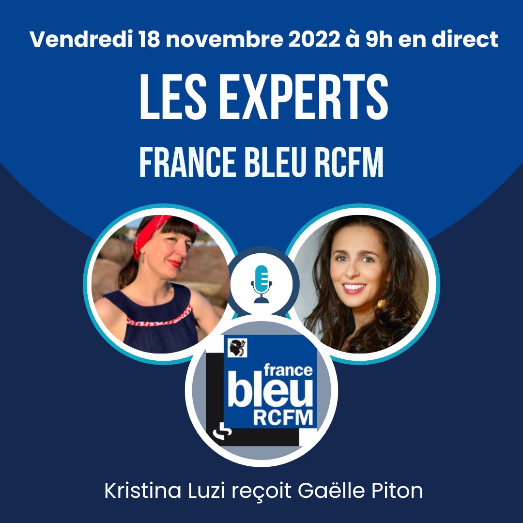 "Comment arrêter de cogiter?" Gaëlle Piton est l'invitée de Kristina Luzi sur France Bleu RCFM