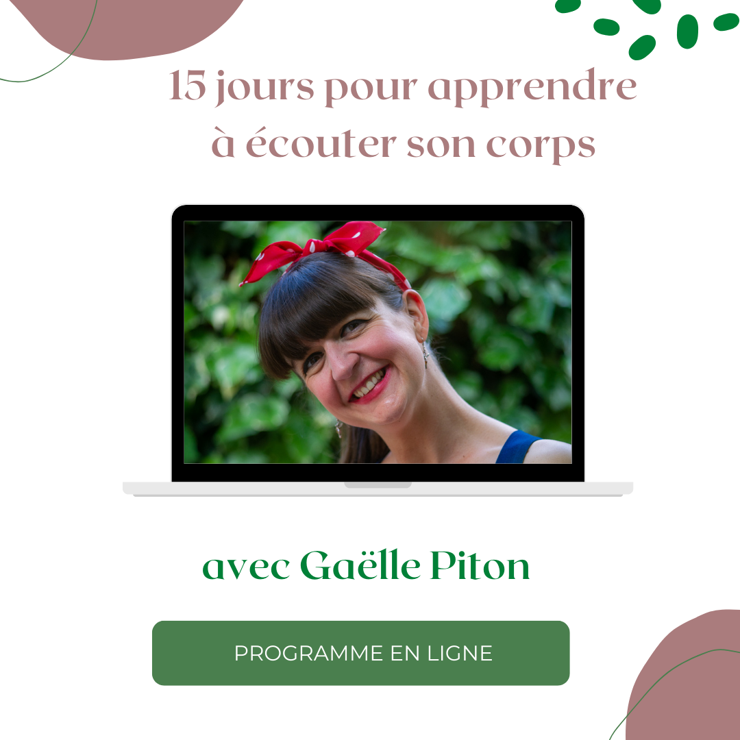 15 jours pour apprendre à écouter son corps avec Gaëlle Piton, sophrologue, coach et instructrice en méditation de pleine présence