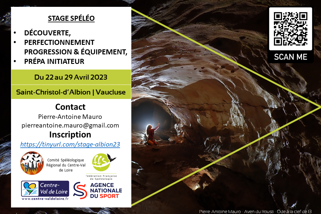 Stage spéléo fédéral Plateau d'Albion