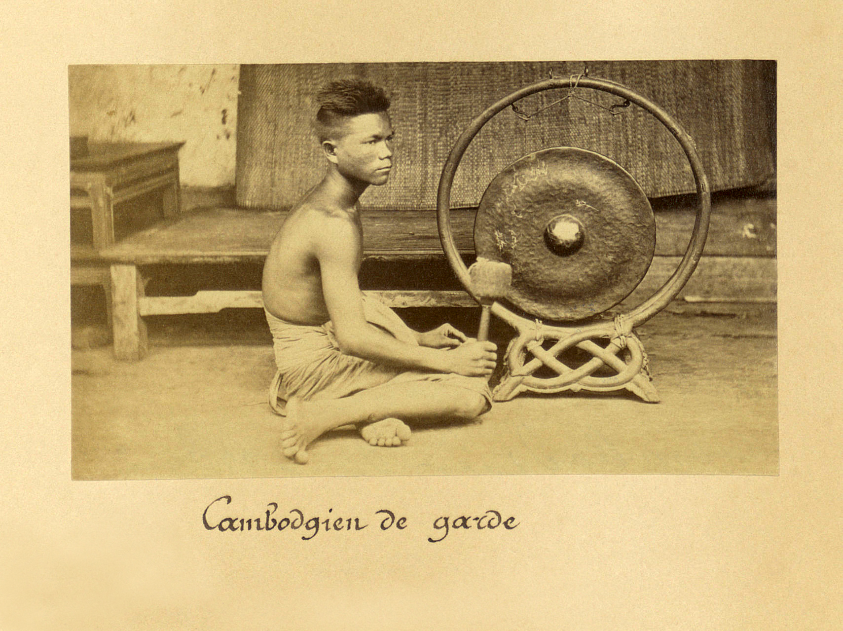 Joueur de gong