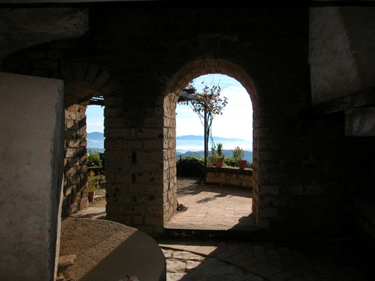 view from olive oil mill