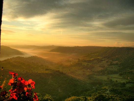 valley at sunrise